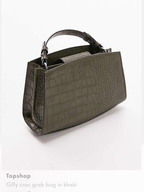 Croc-Embossed Purse
